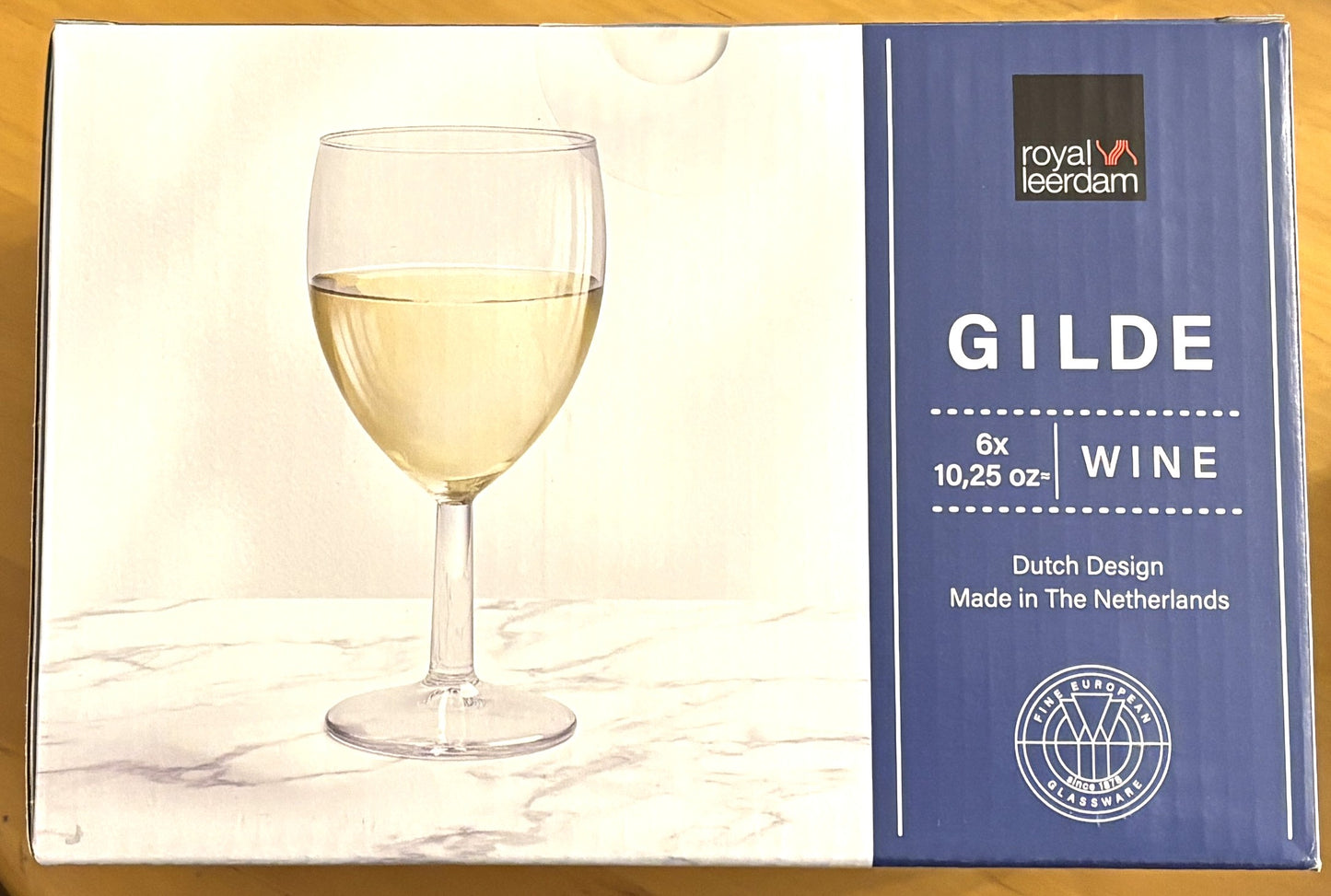 Royal Leerdam GILDE Wine Glass 290ml 6PK Special Price