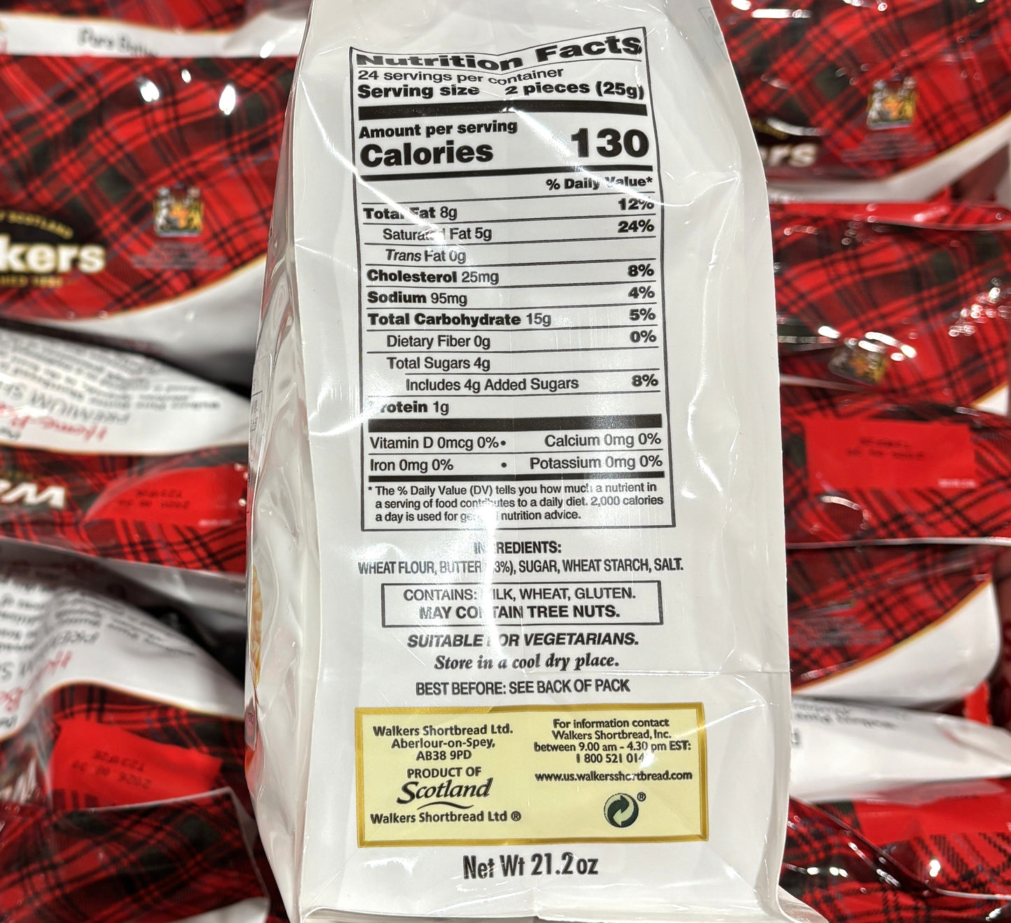Walkers Premium Shortbread Rounds (600g / 24 Snack Packs)