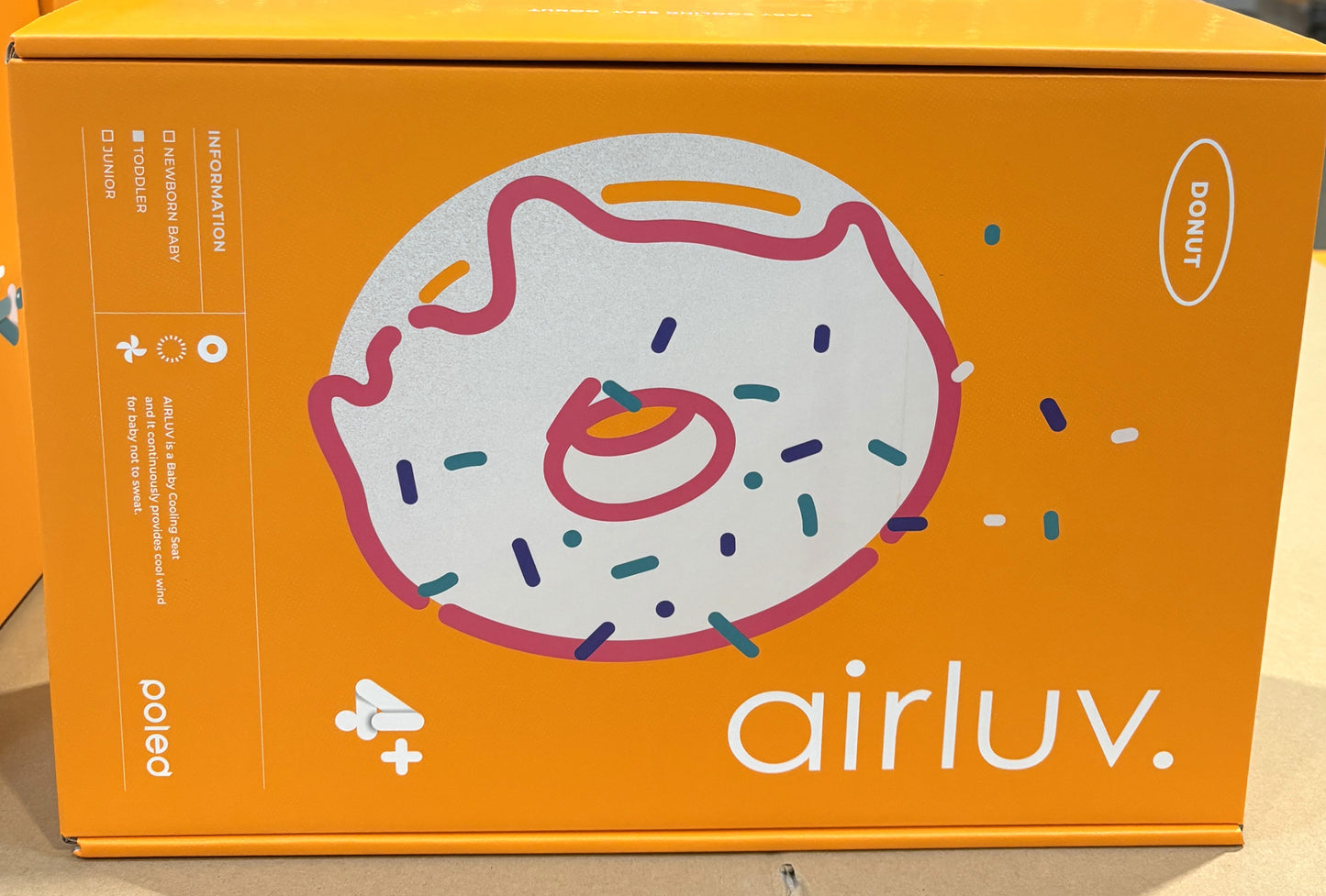 Costco Poled airluv.4+ Donut Baby Cooling Seat (Cushion Pattern)