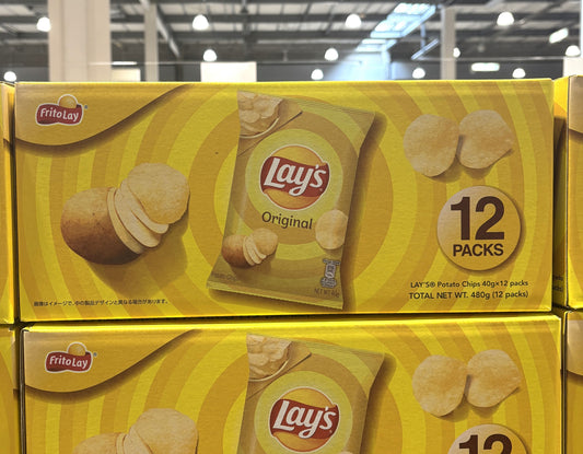 Lay's オリジナルボックス 12袋 x 40g 塩味