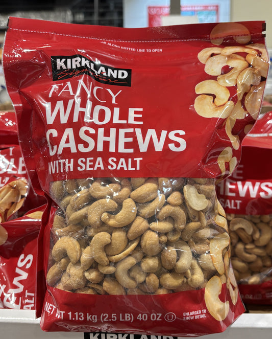 Kirkland Signature Whole Fancy Indian カシューナッツ (1.13-kg)