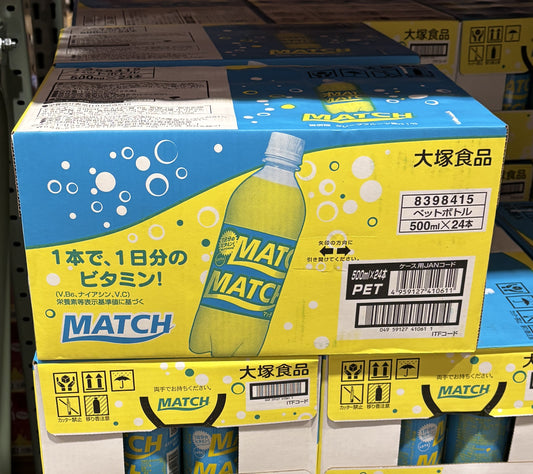 Match Sparkling Drink (500-ml PET x 24)
