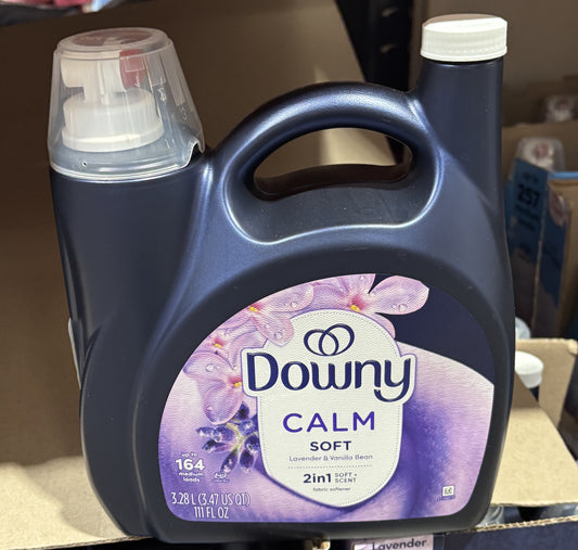 Ultra Downy Calm Lavender & Vanilla Bean Fabric Softener (3.28-l)