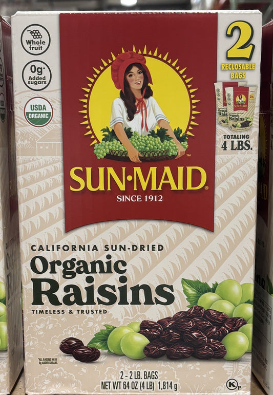 Sun-Maid Organic Raisins (907-gx 2)