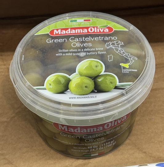 MADAMA グリーン オリーブ Castelvetrano Olives from Sicily 700g