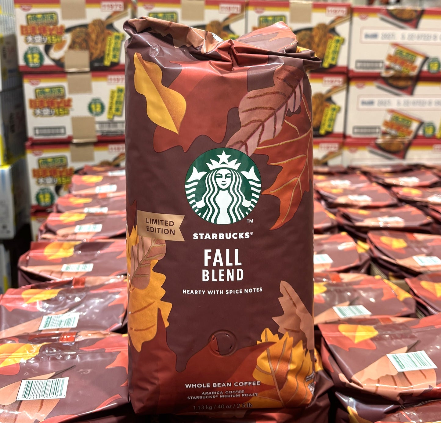 STARBUCKS® Fall Blend Whole Bean Coffee (1.13kg)
