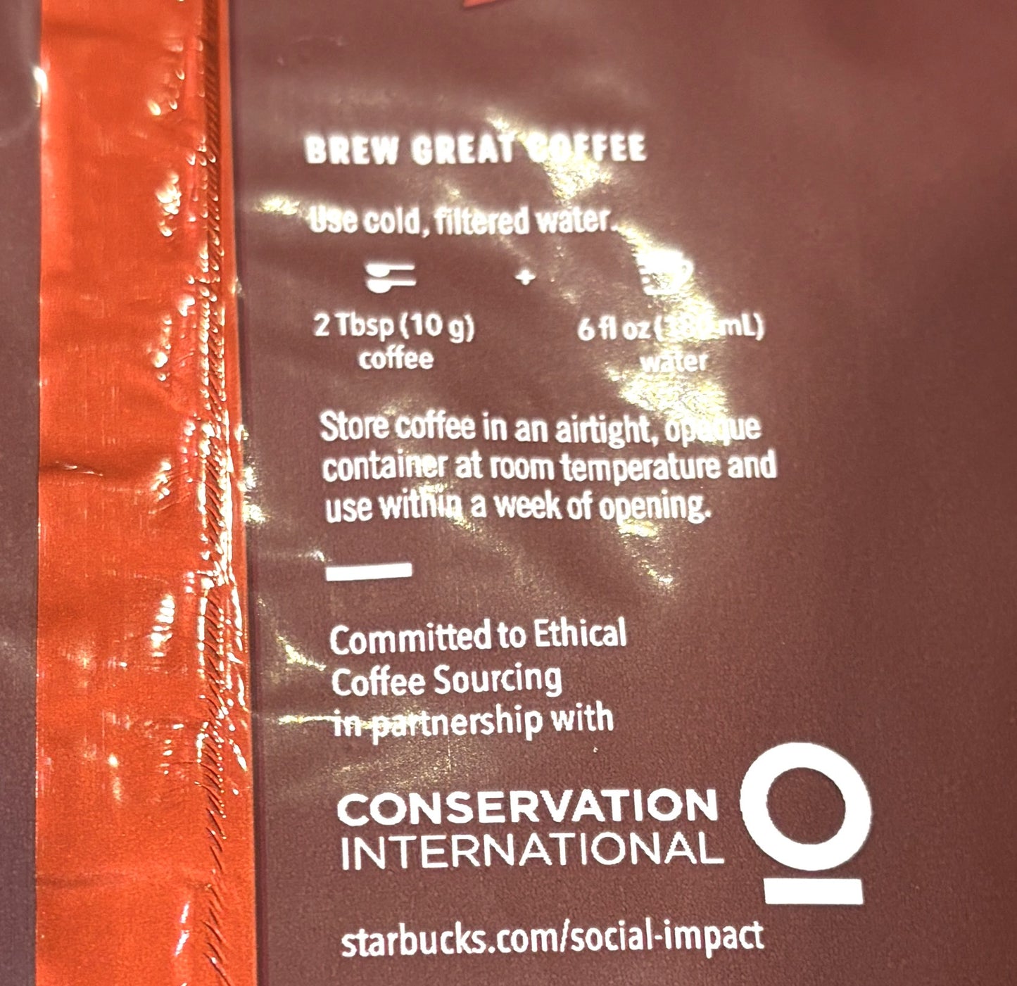 STARBUCKS® Fall Blend Whole Bean Coffee (1.13kg)