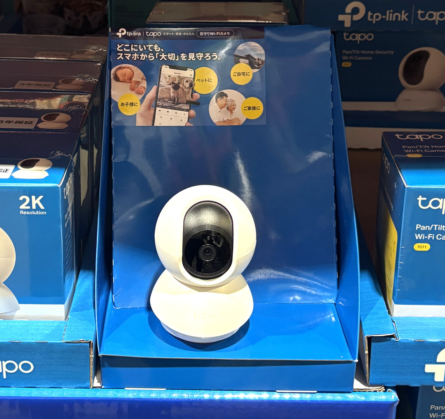 TP-Link TAPO TC71 2K(3MP) Wi-Fi 見守りカメラ屋内用